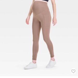 Classic Tan Pregnancy Leggings